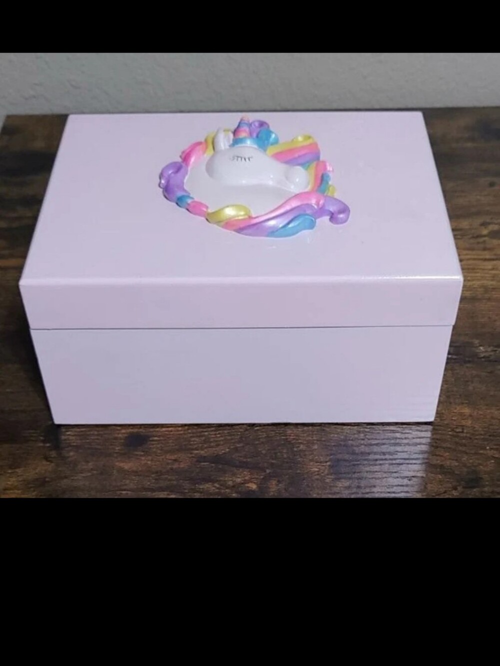 Super Cute Pink Unicorn Jewelry Box/Makeup Box/Trinket Box Brand New